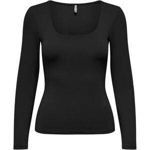 Women's long sleeve T-shirt Only Lea 2-way Noir L Women's long sleeve T-shirt Only Lea 2-way Noir L