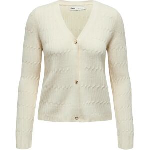 Women's v-neck cardigan Only Onlkatia Blanc XL Women's v-neck cardigan Only Onlkatia Blanc XL