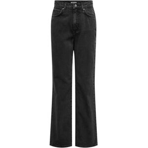 Women's high-waisted jeans Only Silje DOT854 Wide Noir 27x34 Women's high-waisted jeans Only Silje DOT854 Wide Noir 27x34