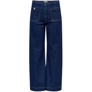 Women's high-waisted jeans Only Madeline Bleu Sx30 Women's high-waisted jeans Only Madeline Bleu Sx30