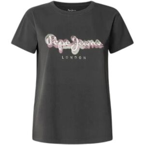 Women's T-shirt Pepe Jeans Becky Gris S Women's T-shirt Pepe Jeans Becky Gris S