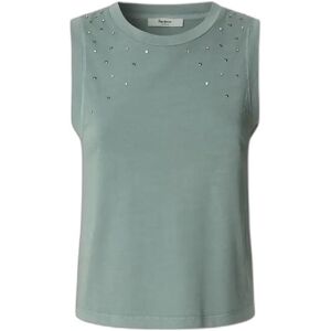 Women's tank top Pepe Jeans Bega Gris L Women's tank top Pepe Jeans Bega Gris L