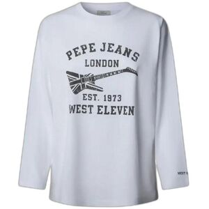 Women's long sleeve T-shirt Pepe Jeans Elora Blanc M Women's long sleeve T-shirt Pepe Jeans Elora Blanc M