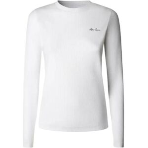 Women's long sleeve T-shirt Pepe Jeans Basic Blanc M Women's long sleeve T-shirt Pepe Jeans Basic Blanc M