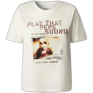 Women's T-shirt Pepe Jeans Brina Beige M Women's T-shirt Pepe Jeans Brina Beige M