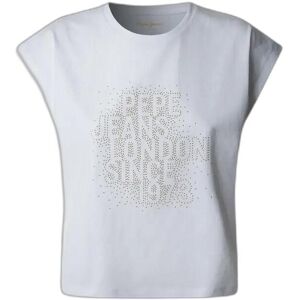 Women's T-shirt Pepe Jeans Aza Blanc S Women's T-shirt Pepe Jeans Aza Blanc S