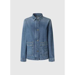 Women's denim jacket Pepe Jeans Shelby Bleu S Women's denim jacket Pepe Jeans Shelby Bleu S
