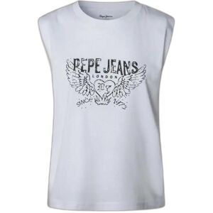 Women's tank top Pepe Jeans Bertha Blanc L Women's tank top Pepe Jeans Bertha Blanc L