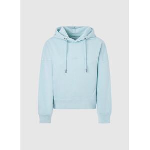 Women's hooded sweatshirt Pepe Jeans Lynette Bleu L Women's hooded sweatshirt Pepe Jeans Lynette Bleu L