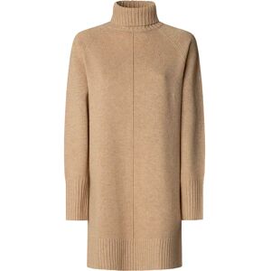 Long knitted dress for women Pepe Jeans Carola Beige S Long knitted dress for women Pepe Jeans Carola Beige S