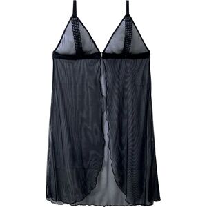 Woman's nightgown Pomm'Poire Cats Eyes Noir 38/40 Woman's nightgown Pomm'Poire Cats Eyes Noir 38/40