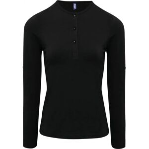 Women's T-shirt Premier Long John Noir XL Women's T-shirt Premier Long John Noir XL