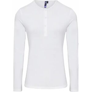 Women's T-shirt Premier Long John Blanc M Women's T-shirt Premier Long John Blanc M