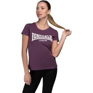 Women's T-shirt Lonsdale Cartmel Violet L Women's T-shirt Lonsdale Cartmel Violet L