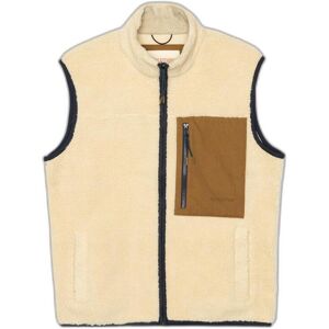Short teddy vest with contrasting chest pocket Revolution Blanc M Short teddy vest with contrasting chest pocket Revolution Blanc M