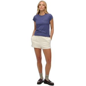 Women's T-shirt Superdry Athletic Essential Slub Bleu L Women's T-shirt Superdry Athletic Essential Slub Bleu L