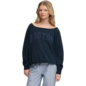 Sweatshirt woman Superdry Bardot Athletic Essentials Bleu M Sweatshirt woman Superdry Bardot Athletic Essentials Bleu M