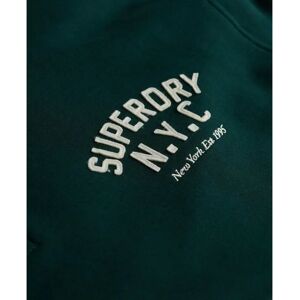 Sweatshirt 1/2 zip woman Superdry Country Club Appliqué Vert M Sweatshirt 1/2 zip woman Superdry Country Club Appliqué Vert M