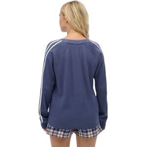 Women's long sleeve T-shirt Superdry Athletic Essentials Bleu XL Women's long sleeve T-shirt Superdry Athletic Essentials Bleu XL