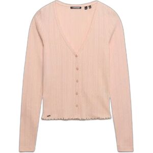 Women's cardigan Superdry Athletic Essential Rose L Women's cardigan Superdry Athletic Essential Rose L