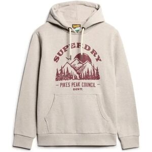 Women's oversized patterned hoodie Superdry Outdoor Beige XL Women's oversized patterned hoodie Superdry Outdoor Beige XL