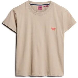 Fitted logo t-shirt for women Superdry Essential Gris XS Fitted logo t-shirt for women Superdry Essential Gris XS