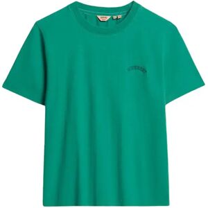 Faded logo women's T-shirt Superdry Essential Vert S Faded logo women's T-shirt Superdry Essential Vert S