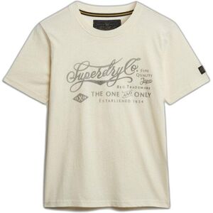 Women's casual T-shirt Superdry Industry Workwear Beige L Women's casual T-shirt Superdry Industry Workwear Beige L