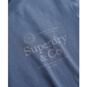 Women's casual T-shirt Superdry Casual Luxe Bleu XS Women's casual T-shirt Superdry Casual Luxe Bleu XS