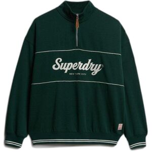 Women’s loose 1/4 zip sweatshirt Superdry Country Club Vert L Women’s loose 1/4 zip sweatshirt Superdry Country Club Vert L