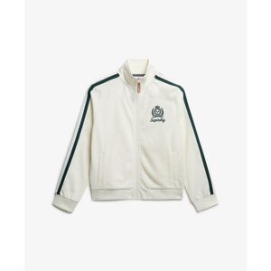 Women's sweat jacket Superdry Country Club Blanc M Women's sweat jacket Superdry Country Club Blanc M