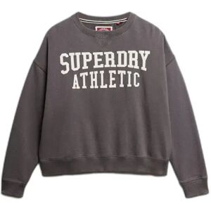 Sweatshirt woman Superdry Athletic Essentials Gris L Sweatshirt woman Superdry Athletic Essentials Gris L