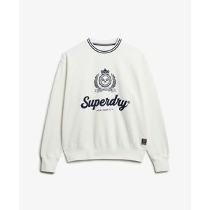 Sweatshirt woman Superdry Country Club Blanc XS Sweatshirt woman Superdry Country Club Blanc XS