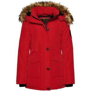 Women's hooded parka with synthetic fur Superdry Everest Rouge XS Women's hooded parka with synthetic fur Superdry Everest Rouge XS