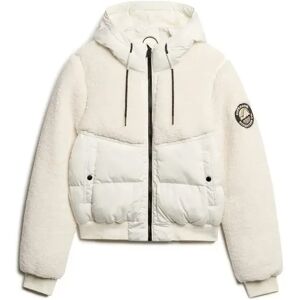 Women's down jacket Superdry Hybrid Blanc M Women's down jacket Superdry Hybrid Blanc M