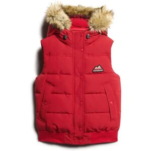 Women's sleeveless jacket Superdry Everest Rouge S Women's sleeveless jacket Superdry Everest Rouge S