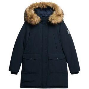 Women's faux fur parka Superdry Everest Bleu M Women's faux fur parka Superdry Everest Bleu M