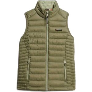 Women's Superdry Fuji Lite Puffer Vest Vert XS Women's Superdry Fuji Lite Puffer Vest Vert XS