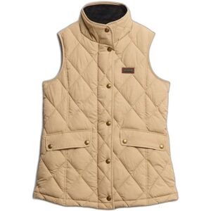 Women's down jacket Superdry Cord Trimmed Liner Beige XL Women's down jacket Superdry Cord Trimmed Liner Beige XL