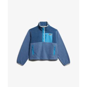 Women's fleece Superdry Colour Block Bleu S Women's fleece Superdry Colour Block Bleu S