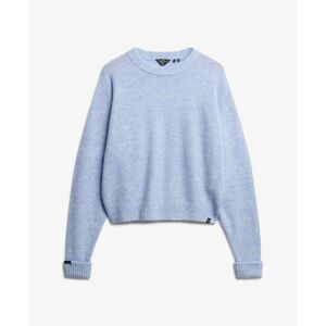 Loose-fit crew neck jumper for women Superdry Bleu S Loose-fit crew neck jumper for women Superdry Bleu S