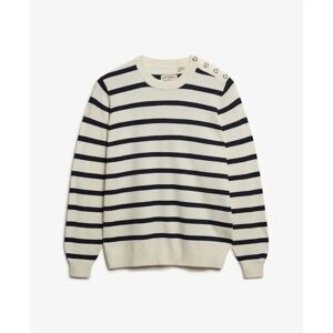 Sweatshirt woman Superdry Essential Jumper Bleu M Sweatshirt woman Superdry Essential Jumper Bleu M