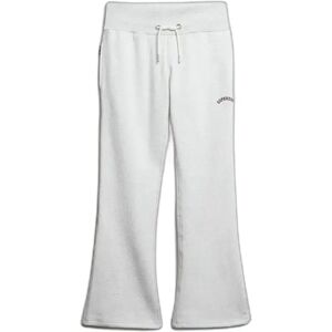 Women's Trousers Superdry Essential Logo Lr Flare Blanc M Women's Trousers Superdry Essential Logo Lr Flare Blanc M