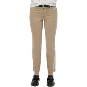 Mid-rise women's chino trousers Superdry Marron 30x30 Mid-rise women's chino trousers Superdry Marron 30x30