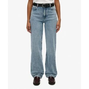 Organic cotton high-waisted jeans for women Superdry Bleu 28x32 Organic cotton high-waisted jeans for women Superdry Bleu 28x32