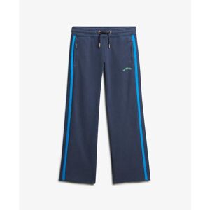 Women's Trousers Superdry Essential Logo Straight Bleu S Women's Trousers Superdry Essential Logo Straight Bleu S