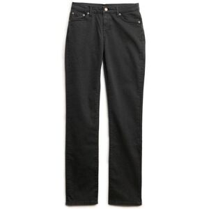 Mid-rise satin slim trousers for women Superdry Noir 28x30 Mid-rise satin slim trousers for women Superdry Noir 28x30