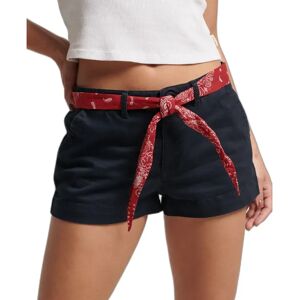 Women's mini chino shorts Superdry Bleu S Women's mini chino shorts Superdry Bleu S