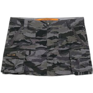 Mini skirt woman Superdry Utility Parachute Gris L Mini skirt woman Superdry Utility Parachute Gris L