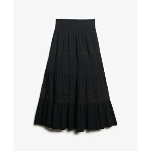 Women's skirt Superdry Ibiza Maxi Noir XS Women's skirt Superdry Ibiza Maxi Noir XS